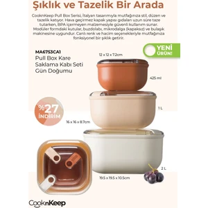 Tupperware Cooknkeep Pull Box Kare
