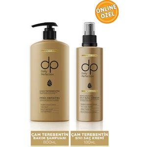 Dp Daily Perfection Şampuan Çam Terebentin 800 ml & Sıvı Saç Bakım Kremi 180 ml Set
