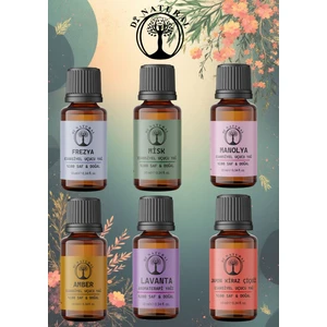 Di Natural Zerafet 6*10ML Esansiyel Uçucu Koku Yağı Aromaterapi Yağı Buhurdanlık Yağı Difüzör Esansı Ortam Oda Kokusu