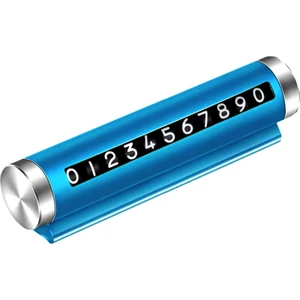 Araç Içi Metal Numaratör Çevirmeli Mavi Cn