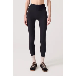 Los Ojos x Ece Siyah Yüksek Bel Spor Tayt Mono Leggings