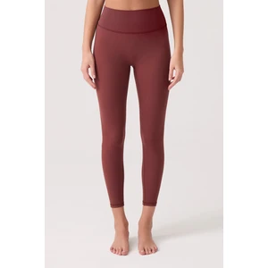 Los Ojos x Ece Bordo Yüksek Bel Spor Tayt Mono Leggings