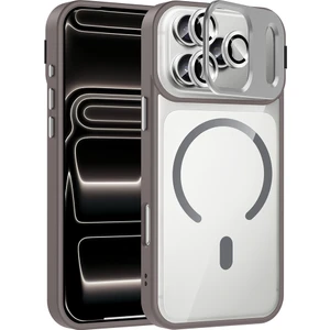 Kip GSM Iphone 17 Pro Max Uyumlu Kılıf Lens Koruma Hediyeli Açılır Standlı Magsafe Şarj Destekli Kapak