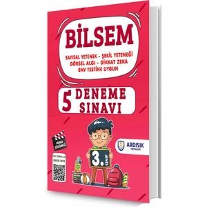 Ardışık Yayınları 3. Sınıf Bilsem Video Çözümlü Deneme Sınavı 5'li Fasikül