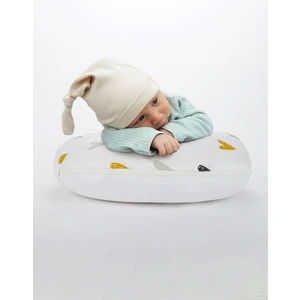 Ergonomik Destekli Bebek Emzirme Yastığı Anne Minderi Çok Amaçlı Mama Yastığı Fermuarlı Yıkanabilir