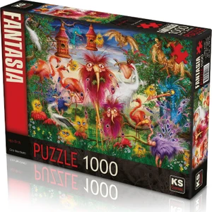 KS Games KS Ugly Birds 1000 Parça Puzzle