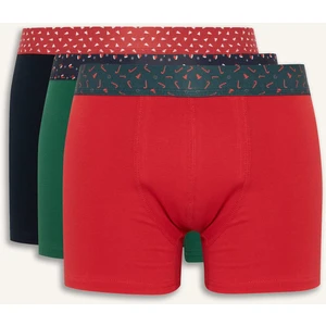 Regular Fit 3'lü Boxer F9946AX25WN