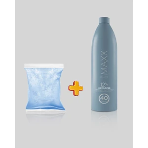 Maxx Deluxe 2'li Paket Oryal Mavi 500 gr - Oksidan 1000 ml 40V