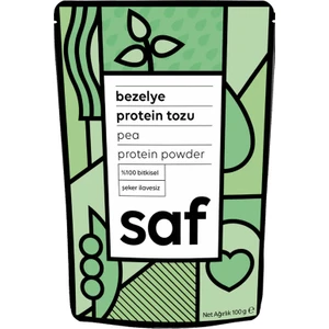 Saf Nutrition %85 Bitkisel Protein İçeren 100 g Bezelye Proteini Tozu
