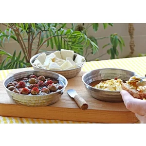 YUNUSOĞLU HOME Otantik Nokta Işlemeli Çelik Kase (3'lü Set)