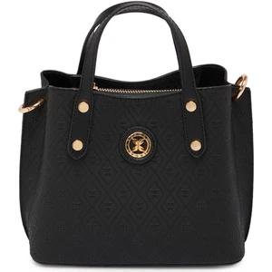 Siyah Print Kadın Omuz Çantası - S1WPR0000806-R0P