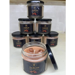 Bf Candle El Yapımı Tarçın Kokulu Mum Kalıcı ve Yoğun Koku Cam Kavanozda Dekoratif ve Romantik Mum