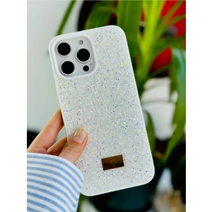 Go Aksesuar Iphone 16 Promax Uyumlu Elmas Tasarımlı Taşlı Işıltılı Parlak Pırlanta Silikon Kılıf