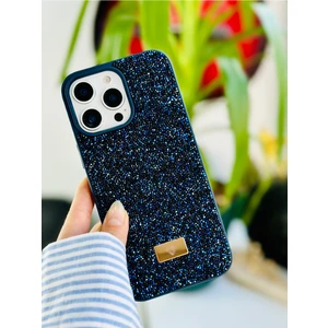 Go Aksesuar Iphone 16 Promax Uyumlu Elmas Tasarımlı Taşlı Işıltılı Parlak Pırlanta Silikon Kılıf