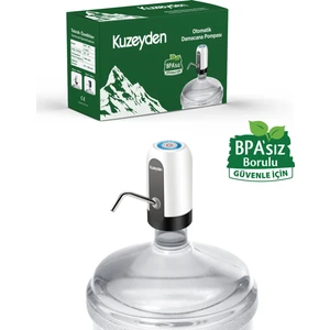 Şarjlı Damacana Pompası Beyaz