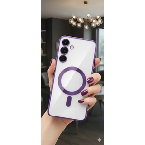 Samsung Galaxy S25 Plus Kılıf Kamera Korumalı Sararmaz Magsafe Şarj Özellikli A+ Kalite Kapak