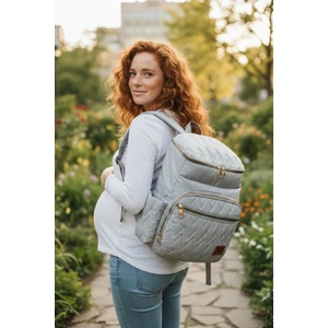 Anne Bebek Bakım Sırt Çantası Nakışlı Bondit Hafif Kumaş 3 Termal Biberon Gözlü Su Geçirmez Fonksiyonel Omuz Çantası