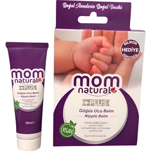 Natural Göğüs Ucu Kremi (Balm) 30 ml-Silikon Koruyucu Hediyeli-Emziren Anneler İçin