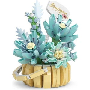 P1090 Panlos Çiçek Buketi 562 Parça Block Oyuncak