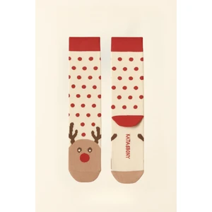 Katia & Bony Unisex Geyikli Yılbaşı Soket Çorap