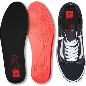 Black Deer X45 Yumuşak Ortopedik Tabanlık,rahat Tabanlık,konfor Tabanı,spor Tabanlığı,erkek,kadın,siyah