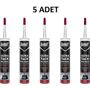 Ultra Tack Beyaz Silikon 290 ml 5 Adet