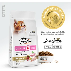 Kolajen Destekli Hipoalerjenik Tavuklu Yavru Kedi Maması 2KG