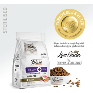 Kolajen Destekli Hipoalerjenik Somonlu Kısırlaştırılmış Yetişkin Kedi Maması 5KG