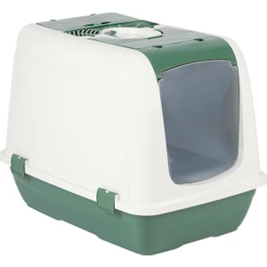 Büyük Kapalı Kedi Tuvaleti Violet/eflatun