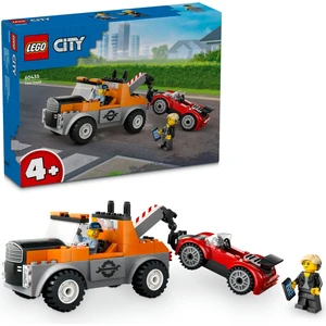 LEGO® City Çekici Kamyon ve Spor Araba Tamiri 60435 - 4 Yaş & Üzeri Çocuklar için Yaratıcı Oyuncak Yapım Seti (101 Parça)