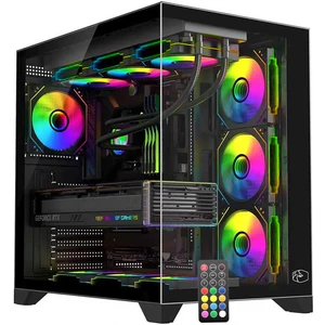 Prime V2 Kumandalı (7 x 120 Mm) ARGB Fanlı Özel vidasız Paneller Gaming Boş Bilgisayar Kasası