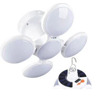 PR-2038 5 Kanatlı Solar Bataryalı Şarjlı Kamp Lambası