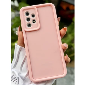 Go Aksesuar Galaxy A52 Uyumlu Mat Lansman Parmak Izi Bırakmaz Esnek Silikon Kılıf