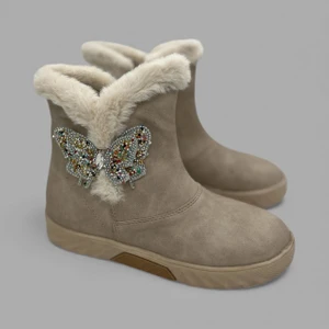 Kız Çocuk Kaymaz Taban Kelebek Detaylı Bot