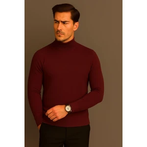 Erkek Yarım Balıkçı Yaka Triko Kazak