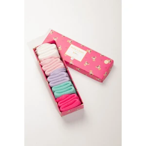 Katia & Bony 5'li Paket Yenidoğan Bambu Bebek Çorap Renkli