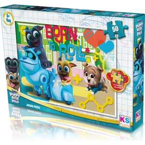 KS Games KS Puppy Dog Pals 50 Parça Puzzle