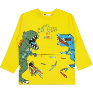 Civil Boys Colour Dinazor Baskılı 2-5 Yaş Sweatshirt