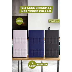 3'lü Mikrofiber Temizlik Bezi | Mutfak Cam Araba Yer Bezi | Bulaşık Kurulama Bezi | 40X60 |