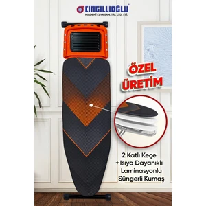 CM-061 Sahra Lüks Black Serisi Ergonomik Tasarım Desenli Ütü Masası