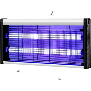 Pest Repeller Sivrisinek Böcek Öldürücü Elektrikli Mavi Işık 4 4 W Ikiili Zincirli Askılı