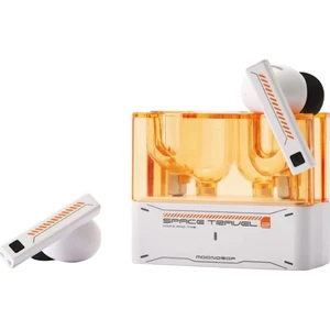 Space Travel 2 True Wireless Headphone (Tws) | White Orange