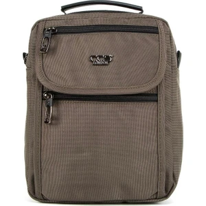 Su Geçirmez Çok Bölmeli El ve Omuz Çantası Kahverengi