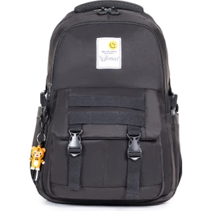 Necati Çanta Okula ve Uzak Diyarlara Hazır: 15,6 Inç Laptop Bölmeli Seyahat Sırt Çantası" Siyah