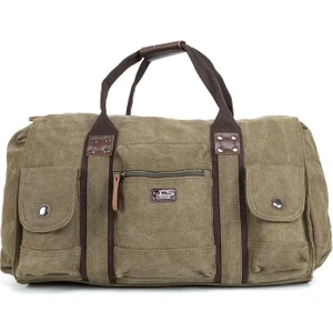 Necati Çanta Her An Her Yerde Şıklık ve Fonksiyon Kanvas Kumaş Seyahat, Günlük ve Spor Için Çok Fonksiyonlu Çanta Haki