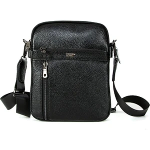 Necati Çanta Her Gün Şıklık Çok Gözlü Hakiki Deri Omuz Çantasıyla Tarzınızı Tamamlayın Siyah