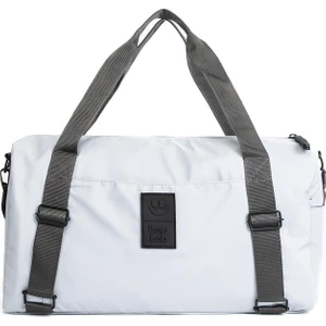 Necati Çanta Seyahat, Spor, Günlük Kullanım İçin Pratik Ve Kaliteli Astarlı Ve Fonksiyonlu El Ve Omuz Çantası Beyaz