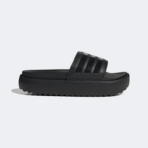 Adilette Platform Kadın Siyah Terlik.-