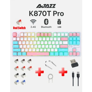 K870T Pro 3 Modlu Uyumlu Hot-Swap Rgb, Mekanik Klavye