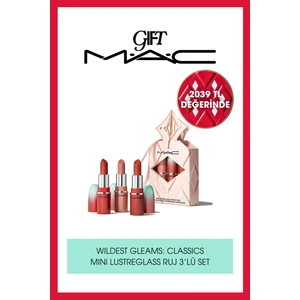 Wildest Gleams Lustreglass Üçlü Mini Ruj Seti - Brights | Yılbaşı Koleksiyonu